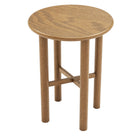 Modway Alvia Round 30" Oak Wood Bar Table