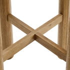 Modway Alvia Round 30" Oak Wood Bar Table