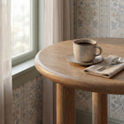 Modway Alvia Round 30" Oak Wood Bar Table
