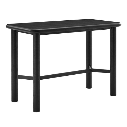 Modway Alvia Rectangular 60" Oak Wood Bar Table