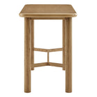 Modway Alvia Rectangular 60" Oak Wood Bar Table