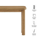 Modway Alvia Oak Wood Console Table