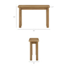 Modway Alvia Oak Wood Console Table