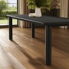 Modway Alvia 86"-105" Extendable Rectangular Oak Wood Dining Table