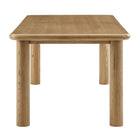 Modway Alvia 86"-105" Extendable Rectangular Oak Wood Dining Table