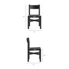 Modway Alvia 7-Piece Oak Wood Dining Table and Chairs Set