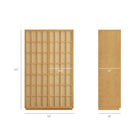 Modway Aiko 64 Inch Tall Japandi Storage Cabinet