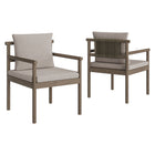 Modway Eleni 7 Piece Outdoor Patio Teak Wood Dining Set