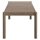 Modway Eleni 89-Inch Outdoor Patio Teak Wood Dining Table
