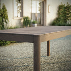 Modway Eleni 89-Inch Outdoor Patio Teak Wood Dining Table