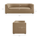 Modway Hilda 86" Curved Back Performance Velvet Sofa
