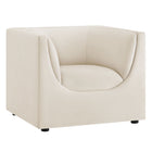 Modway Hilda Curved Back Performance Velvet Armchair