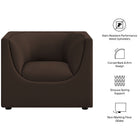 Modway Hilda Curved Back Performance Velvet Armchair