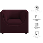 Modway Hilda Curved Back Performance Velvet Armchair
