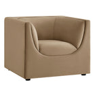 Modway Hilda Curved Back Performance Velvet Armchair