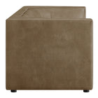 Modway Hilda 86" Curved Back Vegan Leather Sofa