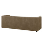 Modway Hilda 86" Curved Back Vegan Leather Sofa