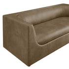 Modway Hilda 86" Curved Back Vegan Leather Sofa