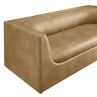 Modway Hilda 86" Curved Back Vegan Leather Sofa