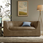 Modway Hilda 67" Curved Back Vegan Leather Loveseat
