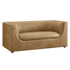 Modway Hilda 67" Curved Back Vegan Leather Loveseat