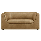 Modway Hilda 67" Curved Back Vegan Leather Loveseat