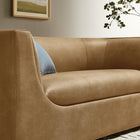 Modway Hilda 67" Curved Back Vegan Leather Loveseat