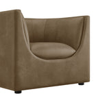 Modway Hilda Curved Back Vegan Leather Armchair