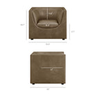 Modway Hilda Curved Back Vegan Leather Armchair