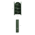 Modway Dahlia 78 Inch Fluted and Scalloped Arched Storage Cabinet