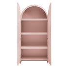 Modway Dahlia 78 Inch Fluted and Scalloped Arched Storage Cabinet