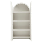 Modway Dahlia 78 Inch Fluted and Scalloped Arched Storage Cabinet