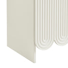 Modway Dahlia 78 Inch Fluted and Scalloped Arched Storage Cabinet