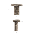 Modway Elowen Outdoor Patio Faux Marble Side Table