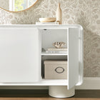 Modway Lumo 3-Door Curved Wood Accent Cabinet