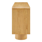 Modway Lumo 4-Door Curved Wood Accent Cabinet