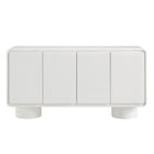 Modway Lumo 4-Door Curved Wood Accent Cabinet