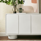 Modway Lumo 4-Door Curved Wood Accent Cabinet