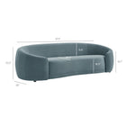 Modway Contessa Curved Performance Velvet Sofa