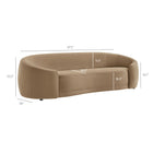 Modway Contessa Curved Performance Velvet Sofa