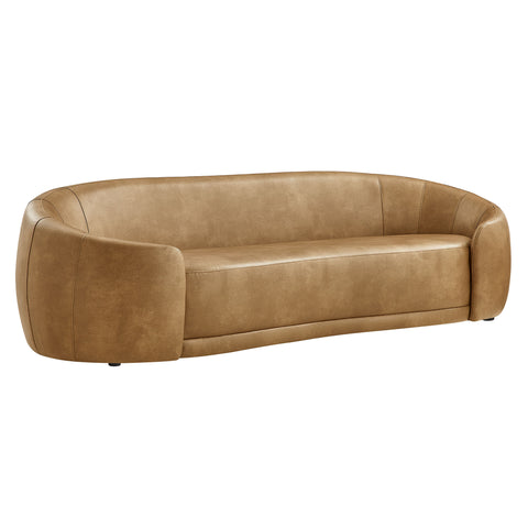 Modway Contessa Curved Vegan Leather Sofa
