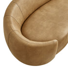 Modway Contessa Curved Vegan Leather Sofa