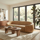 Modway Contessa Curved Vegan Leather Sofa