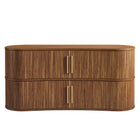 Modway Radcliffe 63" Curved Fluted Sideboard Buffet Cabinet