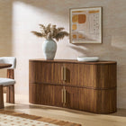 Modway Radcliffe 63" Curved Fluted Sideboard Buffet Cabinet