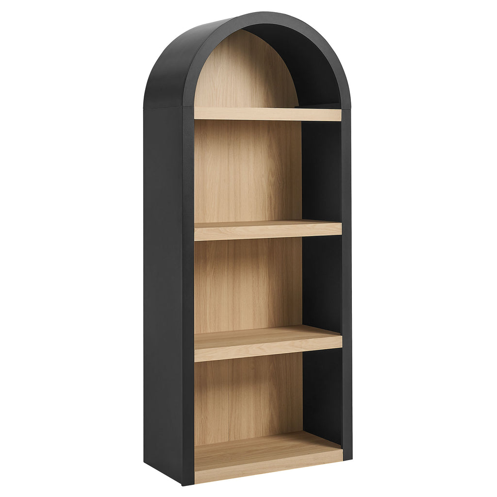 Modway Caleb 4 Arched Display Shelf Bookcase