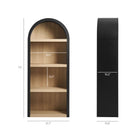Modway Caleb 4 Arched Display Shelf Bookcase