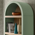 Modway Caleb 4 Arched Display Shelf Bookcase