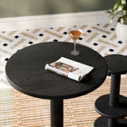 Modway Neo 31 Inch Round Indoor - Outdoor Patio Patio Wood Bar Table
