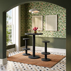 Modway Neo 3-Piece Round Indoor - Outdoor Patio Patio Wood Bar Table And Stool Set